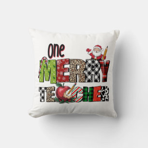 Teacher Gift One Merry Teacher Cushion