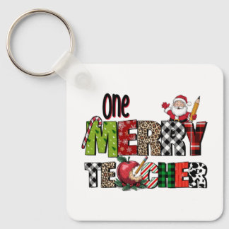 Teacher Gift | One Merry Teacher Key Ring