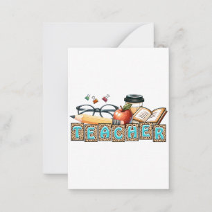 Teacher Gift Pencil Teacher Card