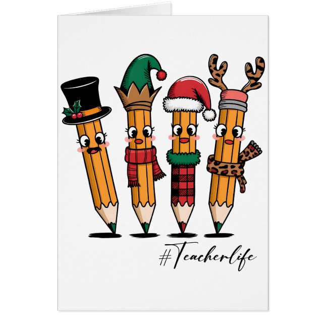 Teacher Gift | Pencil Teacher Life (Front)