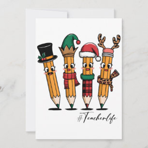 Teacher Gift Pencil Teacher Life Invitation