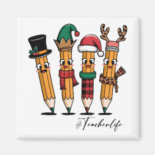 Teacher Gift   Pencil Teacher Life Magnet