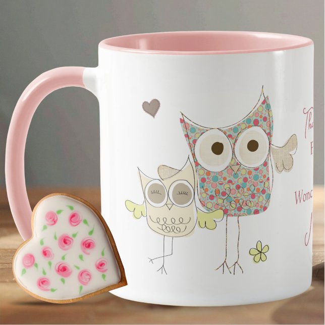 Teacher Gift Personalised Owl Mug (Creator Uploaded)