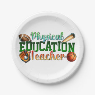 Teacher Gift Physical Education Teacher Paper Plate
