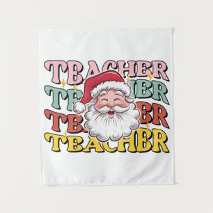 Teacher Gift   Santa Teacher Tapestry