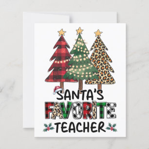 Teacher Gift Santa's Favourite Teacher