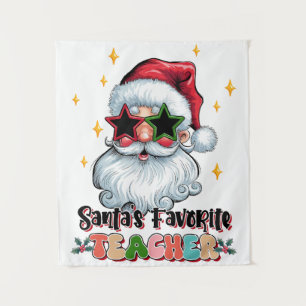 Teacher Gift Santas Favourite Teacher Tapestry