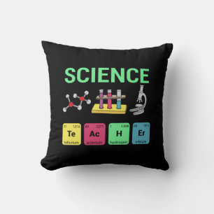 Teacher Gift Science Teacher Definition Cushion