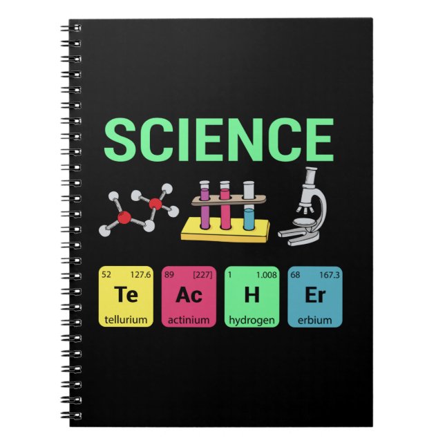 Teacher Gift Science Teacher Definition Notebook (Front)