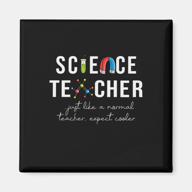 Teacher Gift Science Teacher Magnet (Front)