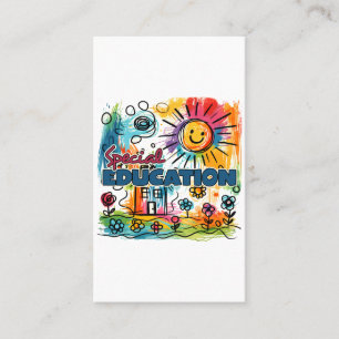 Teacher Gift Special Education Business Card