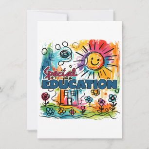 Teacher Gift Special Education Card
