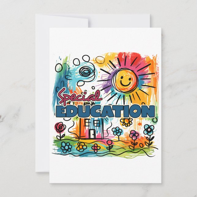 Teacher Gift | Special Education Card (Front)