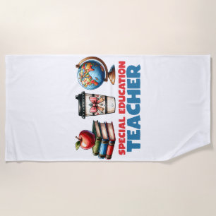 Teacher Gift   Special Education Teacher Beach Towel