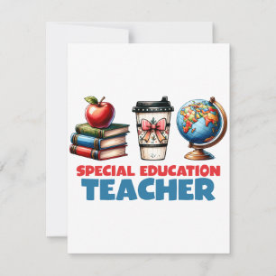 Teacher Gift Special Education Teacher Card