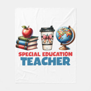 Teacher Gift Special Education Teacher Fleece Blanket
