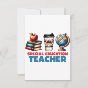 Teacher Gift Special Education Teacher RSVP Card