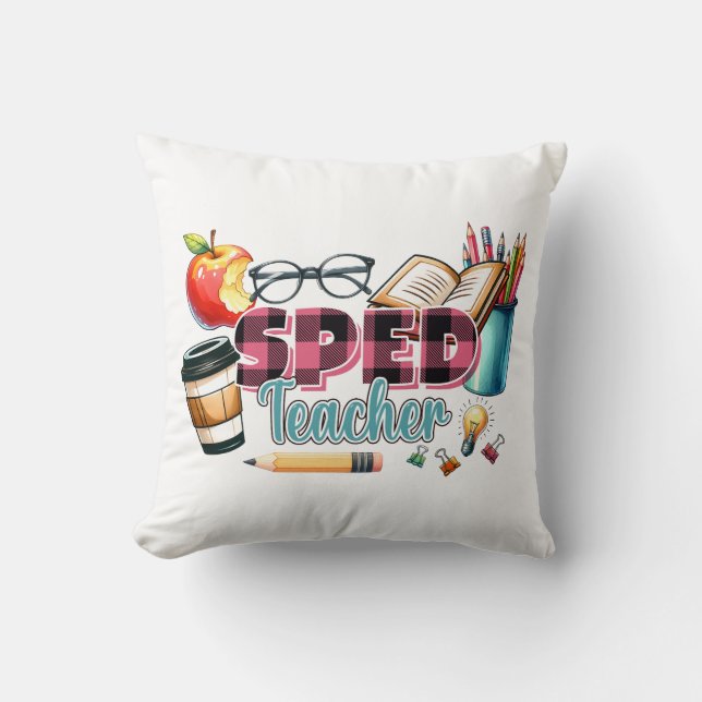 Teacher Gift | Sped Teacher Cushion (Front)