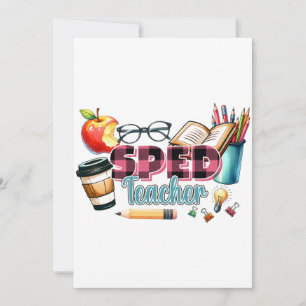 Teacher Gift Sped Teacher Invitation