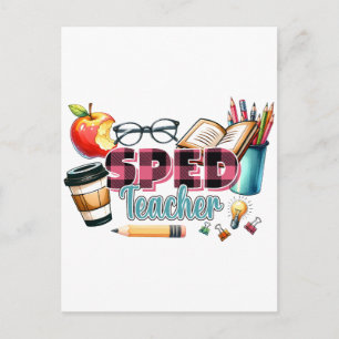 Teacher Gift Sped Teacher Postcard