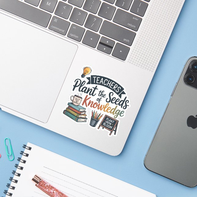 Teacher Gift Sublimation Design, Back to School  (Laptop w/ iPhone)