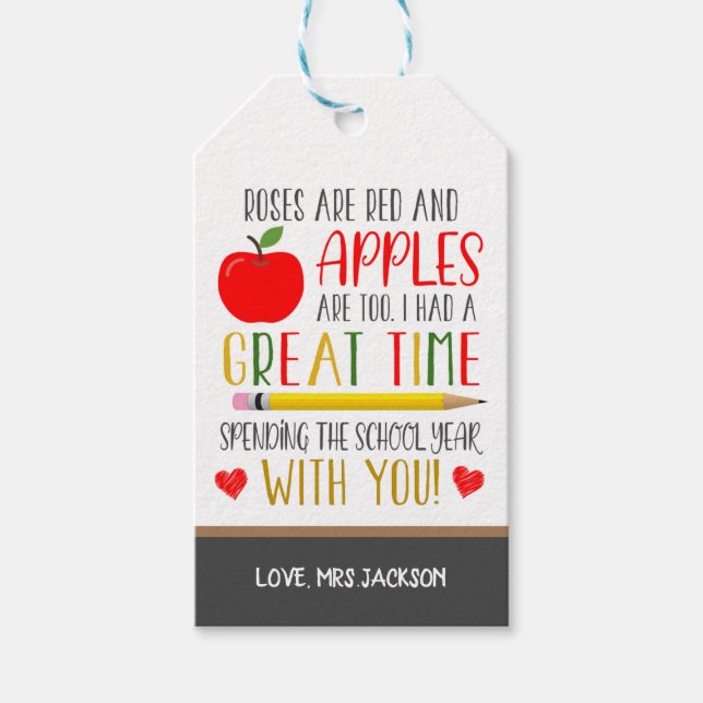 Teacher Gift Tag (Front)