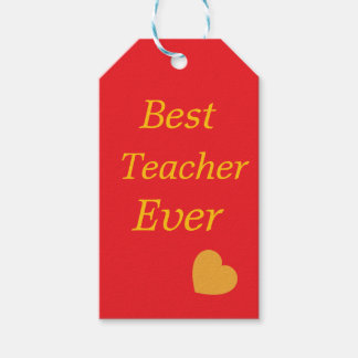Teacher gift tags
