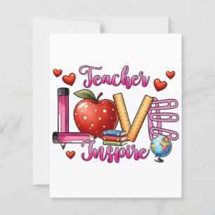 Teacher Gift Teacher Love Inspire