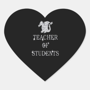 Teacher Gift Teacher Of Students Heart Sticker
