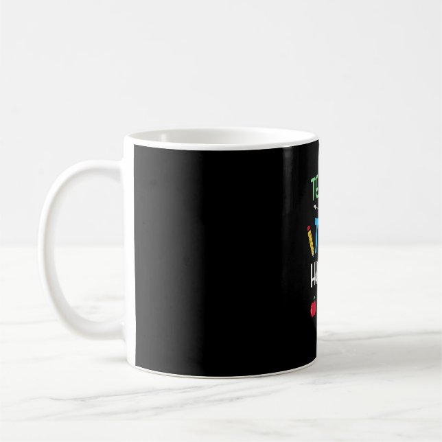 Teacher Gift Teacher Tiny Humans Coffee Mug (Left)