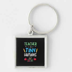 Teacher Gift Teacher Tiny Humans Key Ring