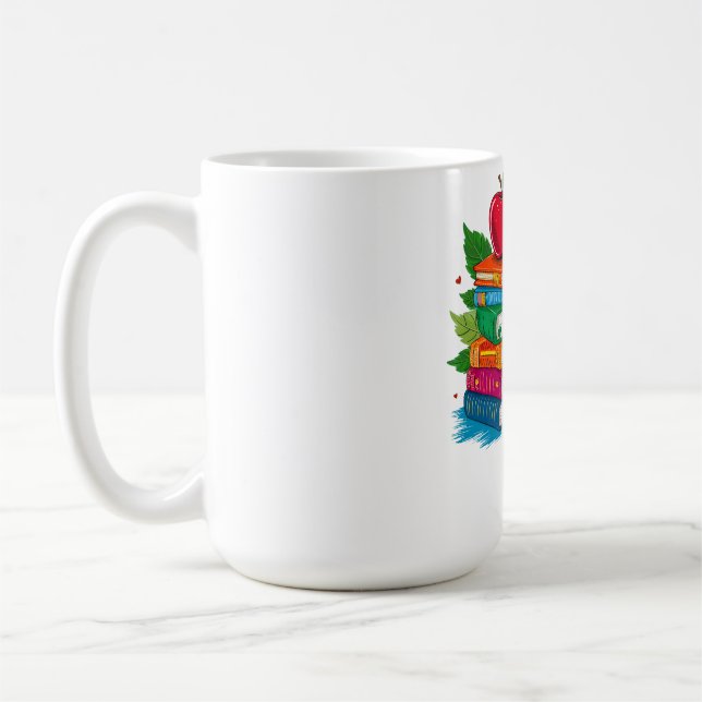 Teacher Gift | Teaching Is A Work Of Heart Coffee Mug (Left)