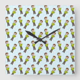Teacher Gift The Good Teacher Explains Square Wall Clock