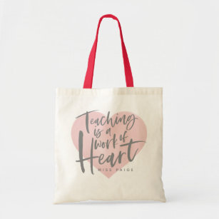 Teacher gift tote bag