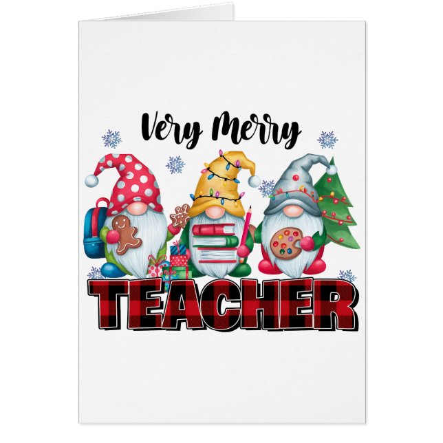 Teacher Gift | Very Merry Teacher (Front)