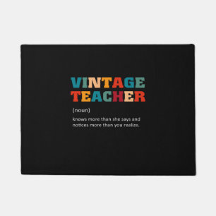 Teacher Gift Vintage Teacher Doormat