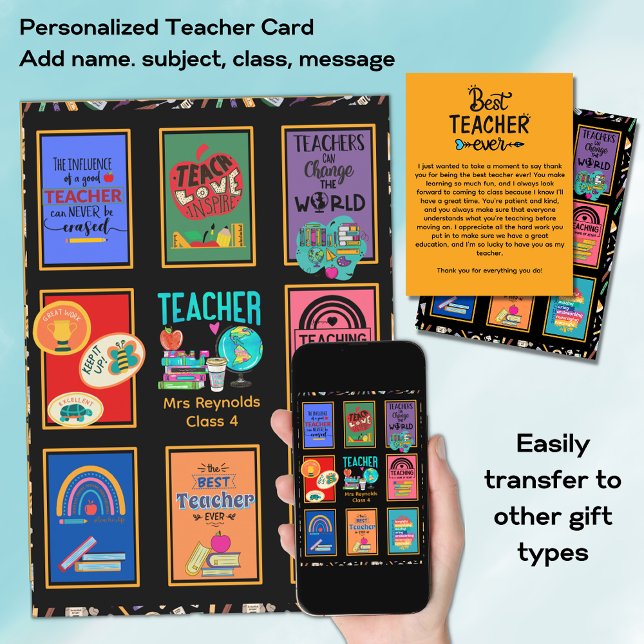 Teacher Gifts Quotes Funny Appreciation Retirement Invitation (Creator Uploaded)