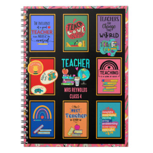 Teacher Gifts Quotes Funny Appreciation Retirement Notebook