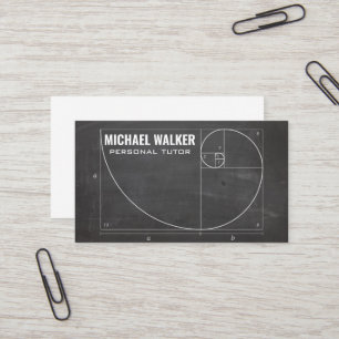 Teacher Golden Ratio Business Card