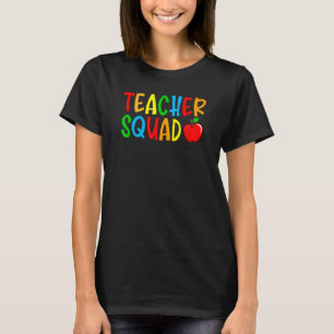 Teacher Grade Squad Apple Teacher Back To School T-Shirt