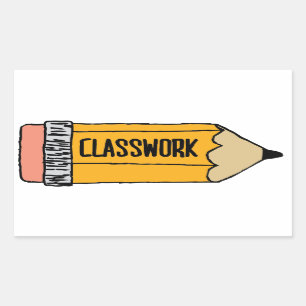 Teacher Grading Papers Student Art Teacher Art Gra Rectangular Sticker