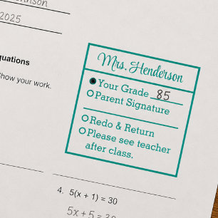 Teacher Grading  Self-inking Stamp