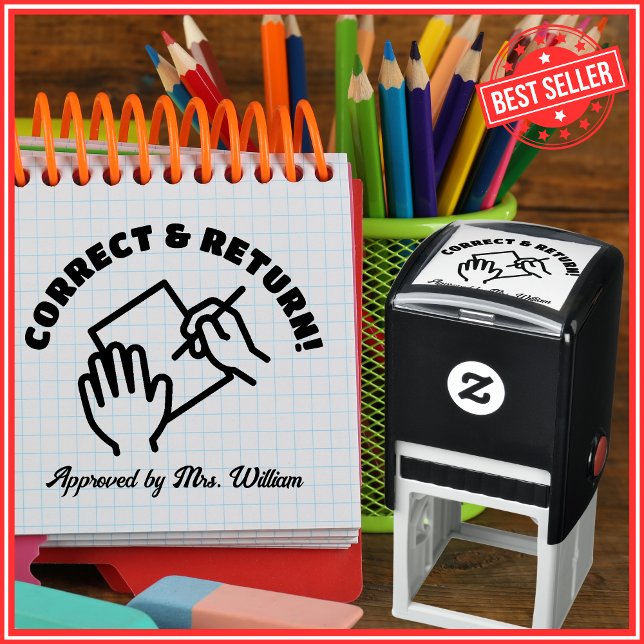 Teacher Grading Self-inking Stamp (Creator Uploaded)