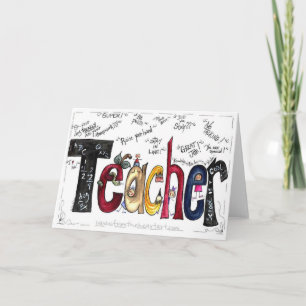 Teacher Greetings Card