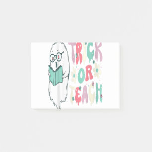 Teacher Halloween Costume Trick Or Teach Ghost Gro Post-it Notes