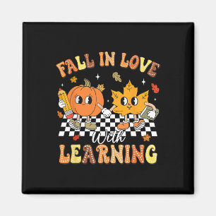 Teacher Halloween Fall In Love With Learning Thank Magnet