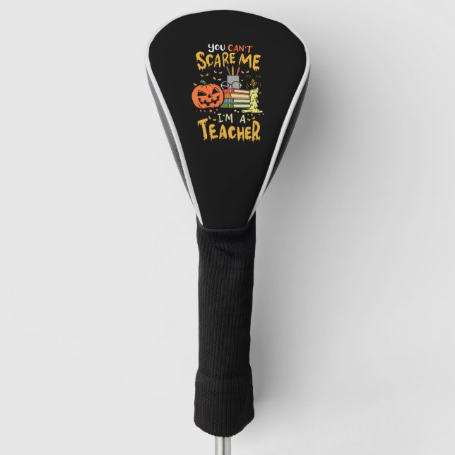 Teacher Halloween Golf Head Cover (Front)