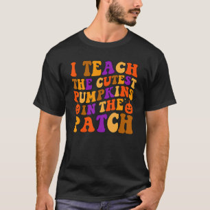 Teacher Halloween Pre K Teacher Kindergarten Cutes T-Shirt
