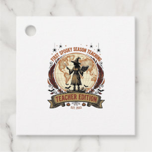Teacher Halloween Shirt for First Spooky Season Te Favour Tags