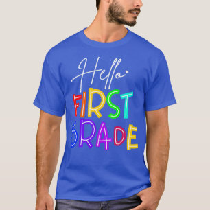 Teacher Hello First Grade T-Shirt